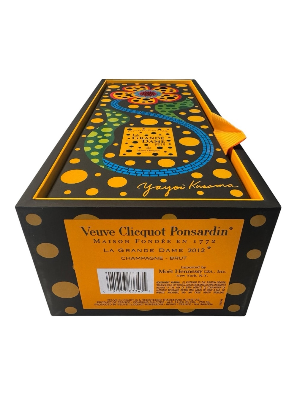 Veuve Clicquot La Grande Dame 2012 Yayoi Kusama Limited Edition Empty Champ Box - Picture 5 of 8